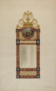 Mirror, c. 1937. Creator: Wellington Blewett.
