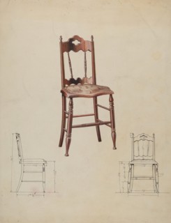 Chair, c. 1941. Creator: Wellington Blewett.