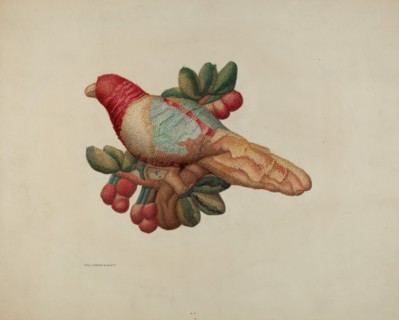 Woolen Parrot, 1940. Creator: Wellington Blewett.