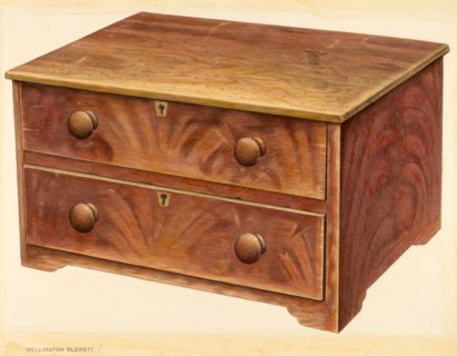 Bishop Hill: Chest, 1939. Creator: Wellington Blewett.