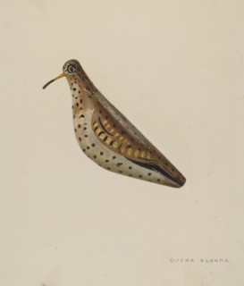 Decoy, c. 1939. Creator: Oscar Bluhme.
