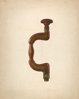 Bit Brace, c. 1940. Creator: Oscar Bluhme.