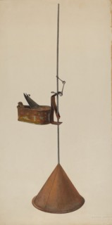 Betty Lamp, c. 1941. Creator: Oscar Bluhme.