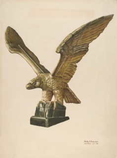 Eagle: Pilot House Ornament, c. 1938. Creator: Molly Bodenstein.
