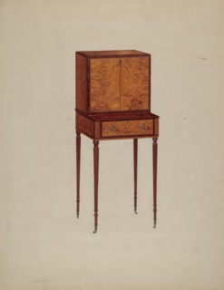 Desk, c. 1938. Creator: Francis Borelli.