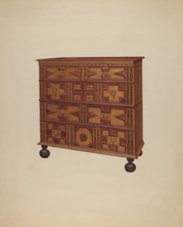 Chest of Drawers, c. 1938. Creator: Francis Borelli.