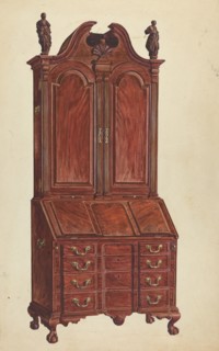 Cabinet-Top Desk, c. 1953. Creator: Francis Borelli.