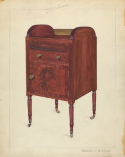 Wash Stand, c. 1939. Creator: Francis Borelli.