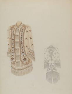 Opera Shoulder Wrap, c. 1937. Creator: Joseph L. Boyd.