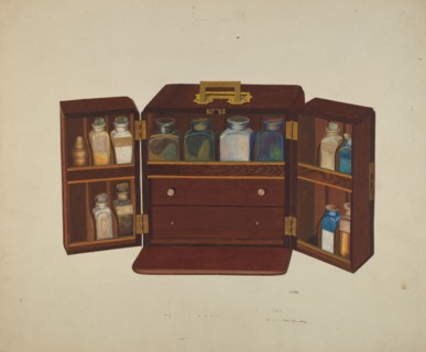 Medicine Chest, c. 1940. Creator: Joseph L. Boyd.