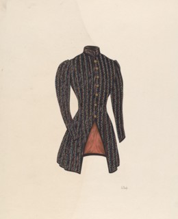 Black Satin Jacket, c. 1938. Creator: Joseph L. Boyd.