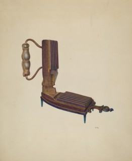Fluting Iron, c. 1940. Creator: Joseph L. Boyd.