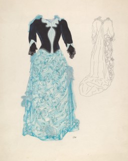 Dress, c. 1937. Creator: Joseph L. Boyd.