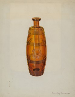 Bottle, c. 1939. Creator: Dorothy Brennan.