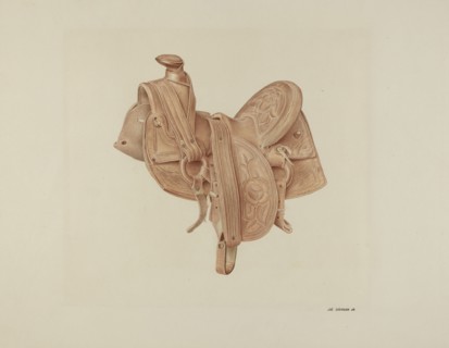 Saddle, c. 1939. Creator: Joe Brennan.