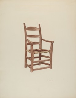 Armchair, 1940. Creator: Joe Brennan.