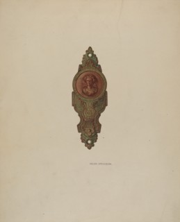Drawer Pull, c. 1941. Creator: Helen Bronson.