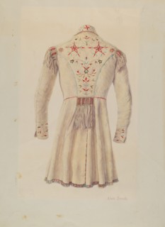 Deer Skin Coat, c. 1938. Creator: Adele Brooks.