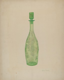 Liquor Bottle, c. 1939. Creator: Adele Brooks.