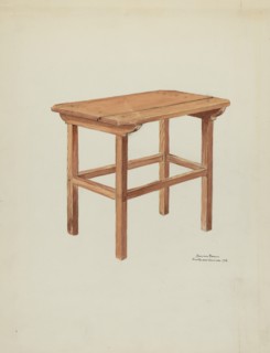 Sanctuary Table, 1936. Creator: Dayton Brown.