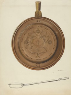 Warming Pan, 1937. Creator: Dayton Brown.