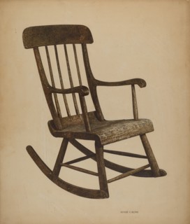 Rocker, c. 1940. Creator: George C. Brown.