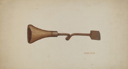 Horse Shoer's Knife, c. 1940. Creator: George C. Brown.