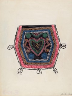 Reticule, c. 1936. Creator: Ann Gene Buckley.