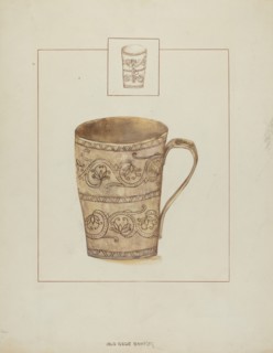Mug, 1935/1942. Creator: Ann Gene Buckley.