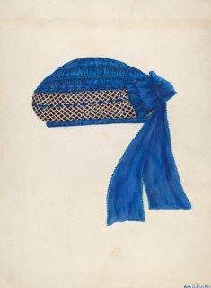 Hat, c. 1937. Creator: Ann Gene Buckley.