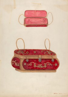 Reticule, c. 1937. Creator: Ann Gene Buckley.