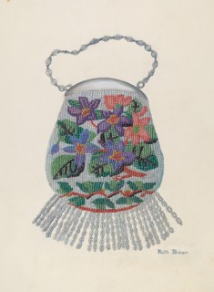 Purse, c. 1937. Creator: Ruth Buker.