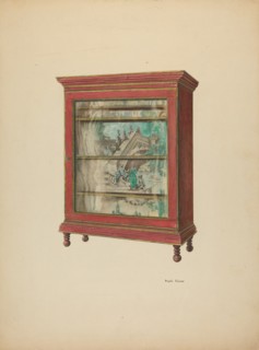 Zoar Cupboard, c. 1939. Creator: Angelo Bulone.