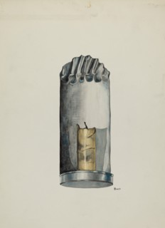 Candle Holder, 1936. Creator: Irene M. Burge.