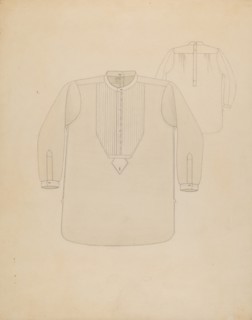 Shirt, c. 1937. Creator: Irene M. Burge.