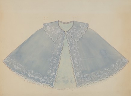 Child's Cape, c. 1936. Creator: Irene M. Burge.