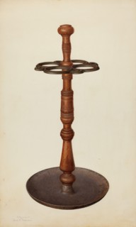 Umbrella Stand, c. 1940. Creators: Ernest Busenbark, John H. Tercuzzi.