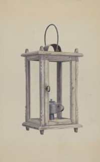 Lantern, c. 1937. Creator: Earl Butlin.