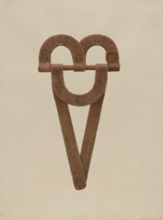 Hinge, c. 1938. Creator: Earl Butlin.