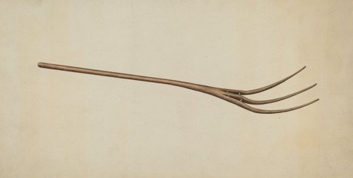 Pitch Fork, c. 1937. Creator: Earl Butlin.