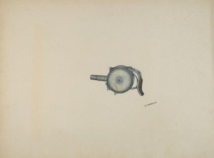 Center Fire Revolver, c. 1941. Creator: Joseph Cannella.