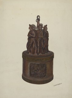 Tobacco Jar, 1935/1942. Creator: Joseph Cannella.