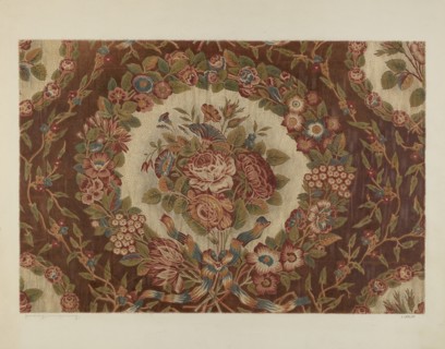 Printed Textile, c. 1941. Creator: Ernest Capaldo.