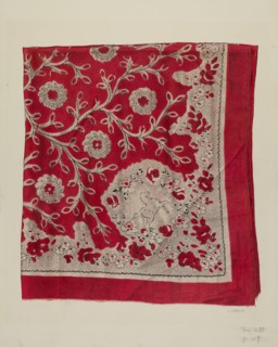Printed Textile, c. 1941. Creator: Ernest Capaldo.