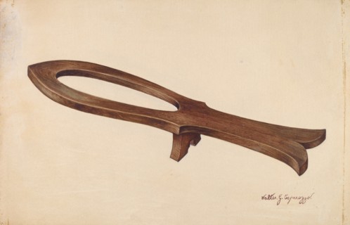 Bootjack, c. 1938. Creator: Walter G. Capuozzo.