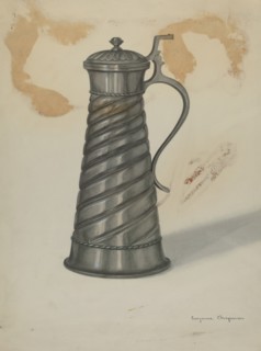 Pewter Pitcher, 1935/1942. Creator: Suzanne Chapman.
