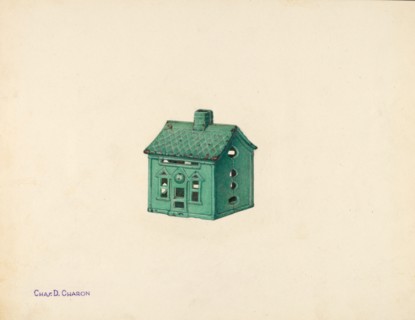 Penny Bank, c. 1940. Creator: Charles Charon.