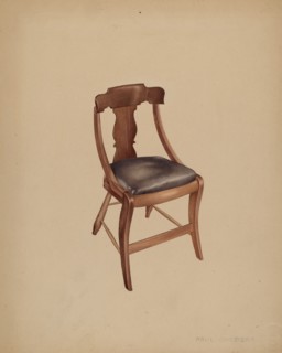 Chair, 1935/1942. Creator: William Paul Childers.