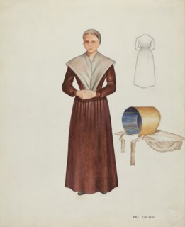 Shaker Costume, c. 1937. Creator: William Paul Childers.