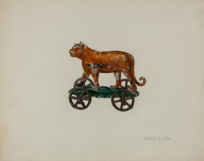 Toy Animal, c. 1941. Creator: Stanley Chin.